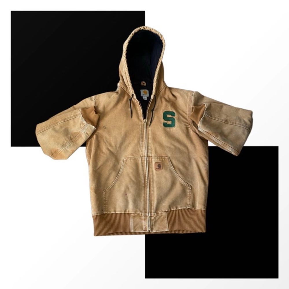 Tan Carhartt Michigan State Jacket